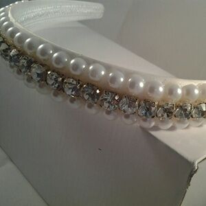 Pearl and Rhinestone Bridal Headband